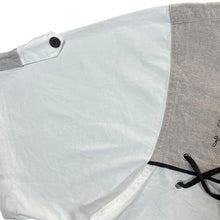 Load image into Gallery viewer, Vintage Cowboy Western Style White Beige Short Sleeve Shirt