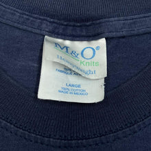 Load image into Gallery viewer, Vintage M&O Knits (2001) NFL SUPER BOWL XXXV "Giants Vs. Ravens" Football Logo Spellout Graphic T-Shirt