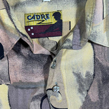 Load image into Gallery viewer, Vintage 90's Cadre Crazy Abstract Festival Patterned Long Sleeve Shirt