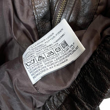 Load image into Gallery viewer, Vintage 90's CLASSIC Genuine Real Brown Leather Zip Bomber Jacket