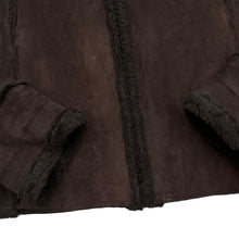 Load image into Gallery viewer, AVENUE y2k Faux Fur Fleece Trim Lined Sheepskin Style Jacket