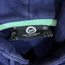 Load image into Gallery viewer, ANIMAL Embroidered Logo Spellout Surfer Skater Navy Blue Pullover Hoodie