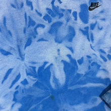 Load image into Gallery viewer, NIKE Classic Embroidered Mini Logo Blue Tie Dye Crewneck Sweatshirt