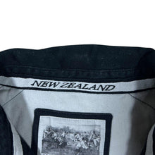 Load image into Gallery viewer, Cotton Traders New Zealand All Blacks Long Sleeve Black Cotton Rugby Polo Shirt