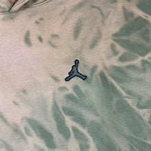 Load image into Gallery viewer, Early 00's AIR JORDAN Classic Embroidered Mini Logo Custom Tie Dye Pullover Hoodie
