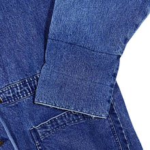 Load image into Gallery viewer, Vintage 90's BUGLE BOY Blue Denim Cotton Hooded Button Jacket