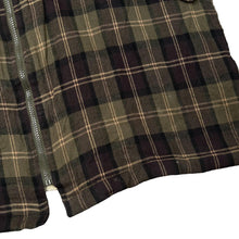 Load image into Gallery viewer, Early 00's ST JOHN'S BAY Lumberjack Plaid Check Teddy Fleece Lined Zip Hooded Flannel Over Shirt Jacket