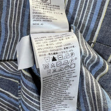Load image into Gallery viewer, LEVI'S Classic Multi Striped Linen Blend Short Sleeve Shirt