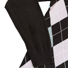 Load image into Gallery viewer, TOMMY HILFIGER "100% Pima Cotton" Argyle Golf Check Deep V-Neck Knit Sweater Jumper
