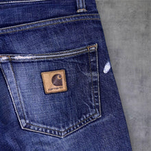 Load image into Gallery viewer, Carhartt "Klondike Pant II" Blue Denim Regular Tapered Fit Jeans