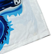 Load image into Gallery viewer, Early 00's DNON JEANS y2k Hip Hop Gothic Dragon Car Graphic Open Collar Polyester Shirt
