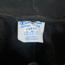 Load image into Gallery viewer, Champion Reverse Weave ROWAN UNIVERSITY College Logo Black Sweatpants Bottoms