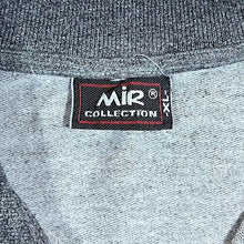 Load image into Gallery viewer, Vintage Mir Collection "Mir Club" Embroidered Golf Grey Collared Sweatshirt