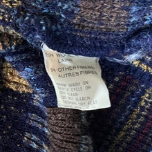 Load image into Gallery viewer, Vintage 90's GABICCI Grandad Patterned Acrylic Wool Knit Button Cardigan Sweater