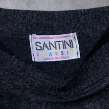 Load image into Gallery viewer, Vintage 90's Santini Classic "Tempting Dog" Embroidered Lambswool Blend Knit Jumper