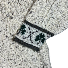 Load image into Gallery viewer, Vintage 90's INISFREE Made In Ireland Embroidered Sheep Wool Heavy Knit Jumper