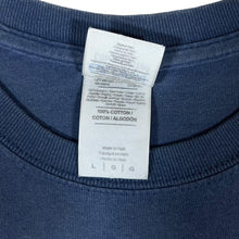 Load image into Gallery viewer, ALASKA "North Pole" Wolf Animal Souvenir Spellout Graphic Blue T-Shirt