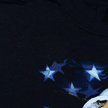 Load image into Gallery viewer, Vintage Spirit Of America Biker Eagle Patriotic Graphic Black Short Sleeve T-Shirt