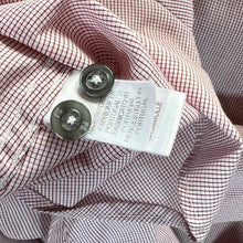 Load image into Gallery viewer, Paul Smith Pink Check Concealed Button Long Sleeve Cotton Dress Shirt