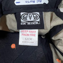 Load image into Gallery viewer, ANIMAL Embroidered Logo Spellout Camo Camouflage Skater Surfer Baseball Cap