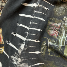 Load image into Gallery viewer, Early 00's THE WILD SPIRIT Trucker Biker Eagle Spellout Graphic Tie Dye T-Shirt