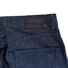Load image into Gallery viewer, Vintage BOSS HUGO BOSS "Scout" Black Classic Cotton Straight Leg Trousers