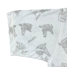 Load image into Gallery viewer, Vintage TANZANIA "Safari" Elephant Wildlife All-Over Print Souvenir Graphic T-Shirt