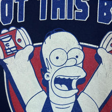 Load image into Gallery viewer, THE SIMPSONS "I Got This Body Lifting Weights" TV Show Cartoon Spellout Graphic T-Shirt