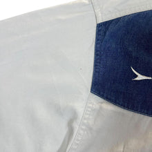 Load image into Gallery viewer, Vintage 90's JOHN BANER Denim Panel Embroidered Tribal Western Style Short Sleeve Shirt