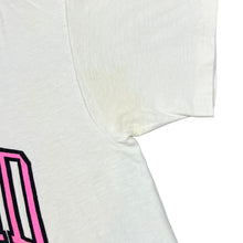 Load image into Gallery viewer, Vintage 80's HARVARD UNIVERSITY Neon College Souvenir Spellout Graphic Single Stitch T-Shirt