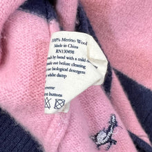 Load image into Gallery viewer, JACK WILLS KNITWEAR Colour Block Striped Merino Wool Knit Cardigan Sweater