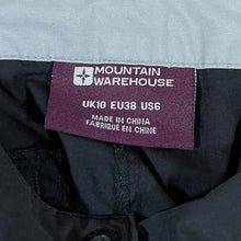 Load image into Gallery viewer, MOUNTAIN WAREHOUSE Classic Black Outdoor Hiking Straight Leg Trousers Bottoms
