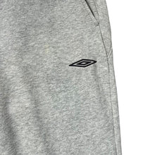 Load image into Gallery viewer, Early 00's UMBRO Classic Embroidered Mini Logo Grey Sweatpants Joggers Bottoms