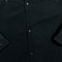 Load image into Gallery viewer, Early 00's Atlas For Men Cowboy Western Embroidered Native Black Long Sleeve Shirt