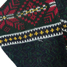 Load image into Gallery viewer, Vintage 90's ST MICHAEL Marks & Spencer Grandad Patterned Acrylic Knit Sweater Jumper