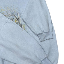 Load image into Gallery viewer, Vintage 90's ESSENTIAL NEEDS Snowy Winter Village Scene Graphic Double Collared Sweatshirt