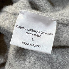 Load image into Gallery viewer, BARBOUR Classic Basic Embroidered Mini Logo Lambswool Knit Crewneck Sweater Jumper