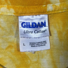 Load image into Gallery viewer, Eldora Speedway "Rossburg, Ohio" Yellow Tie Dye Motorsports Racing T-Shirt