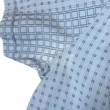 Load image into Gallery viewer, Early 00's WRANGLER Blue Patterned Check Short Sleeve Cotton Shirt