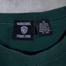 Load image into Gallery viewer, Vintage Warner Bros (1996) Looney Tunes Tasmanian Devil Taz Embroidered Green T-Shirt