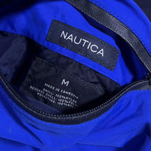 Load image into Gallery viewer, Nautica Reversible Fleece Winndbreaker Navy Blue Zip Jacket