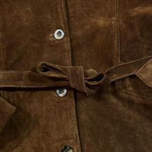 Load image into Gallery viewer, Vintage 90's WOODLAND Heavyweight Brown Genuine Suede Leather Button Jacket