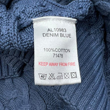 Load image into Gallery viewer, COTTON TRADERS Classic Essential Cable Knit Cotton Knit Sweater Jumper