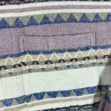 Load image into Gallery viewer, Vintage 90's WEEKEND Aztec Striped Patterned Long Sleeve Flannel Over Shirt