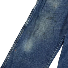 Load image into Gallery viewer, Early 00's WRANGLER "Carpenter" Straight Leg Regular Fit Skater Distressed Blue Denim Jeans