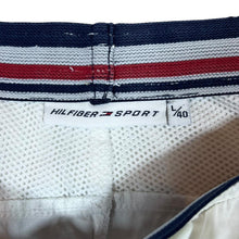 Load image into Gallery viewer, TOMMY HILFIGER SPORT White Cuffed 3/4 Length Tracksuit Bottoms