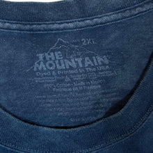 Load image into Gallery viewer, The Mountain "Meikle John" Gothic Fantasy Dragon Graphic Blue Tie Dye T-Shirt