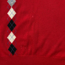 Load image into Gallery viewer, Vintage 90's PRINGLE SPORTS Made In Scotland Argyle Check Wool Knit V-Neck Sweater Jumper