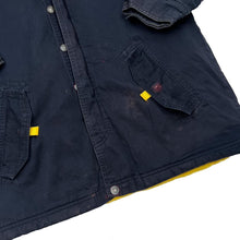 Load image into Gallery viewer, Vintage TOMMY HILFIGER JEANS Mini Logo Fleece Lined Hooded Canvas Jacket