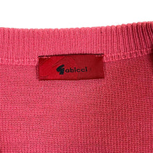 Load image into Gallery viewer, Vintage GABICCI Grandad Patterned V-Neck Acrylic Wool Sweater Jumper